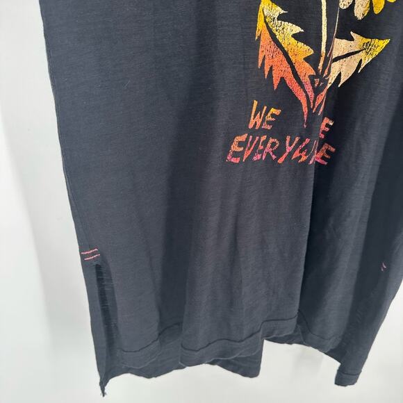 Anthropologie Pilcro Lane Lloyd We Are Everywhere Graphic Oversized Tee Small - Picture 4 of 11